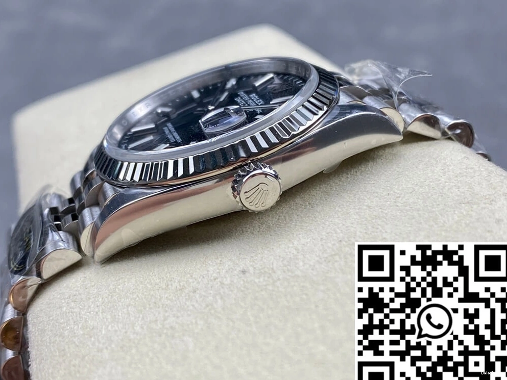 Black Datejust Clean M126234-0015 Factory 36MM Dial Rolex 0805